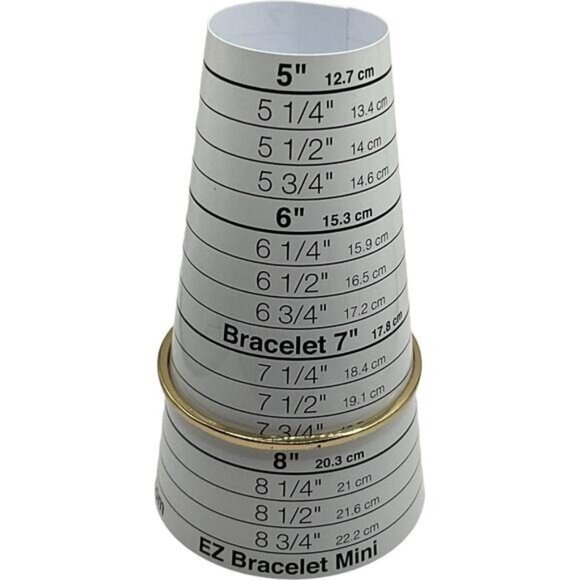 Wishbone Gold-Tone Metal Bracelet 7 3/4 Inch - Picture 2 of 3